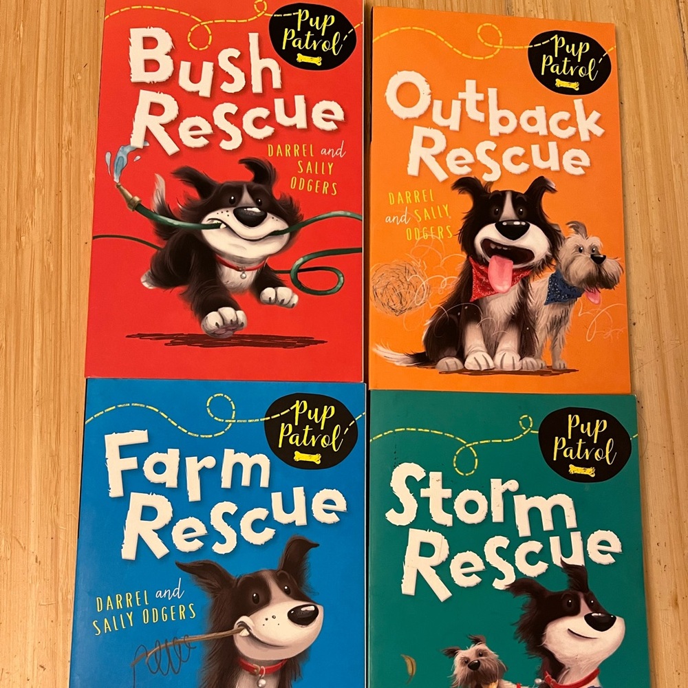 Set of 4 Pup Patrol Series Chapter Books